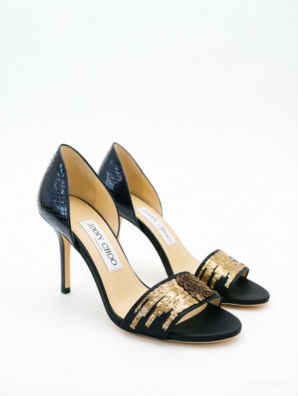 Jimmy Choo python high-heeled sandals